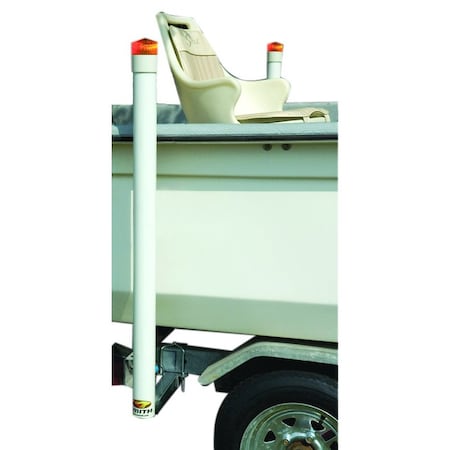 C.E. Smith Post Guide-On, 40 in., w/U-bolt Mtg Brackets & LED Light, Boxed 27740